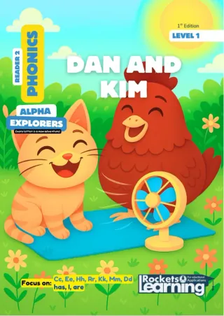 Alpha Explorers decodable reader 2: Dan and Kim