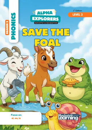 Alpha Explorers decodable reader 2: Save the Foal